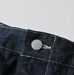 45R Mugihiko Denim Painter Skirt Nou