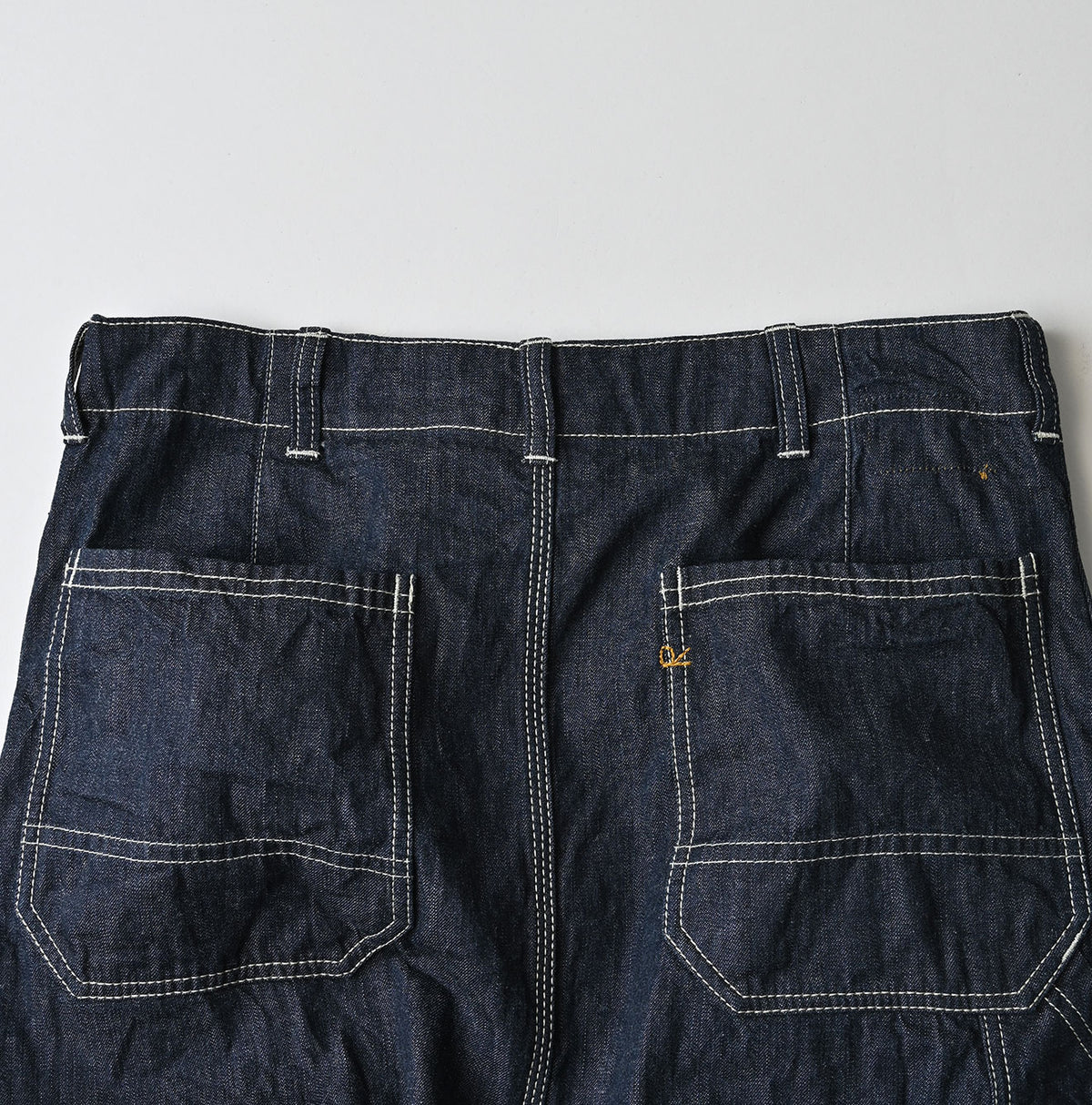 45R Mugihiko Denim Painter Skirt Nou