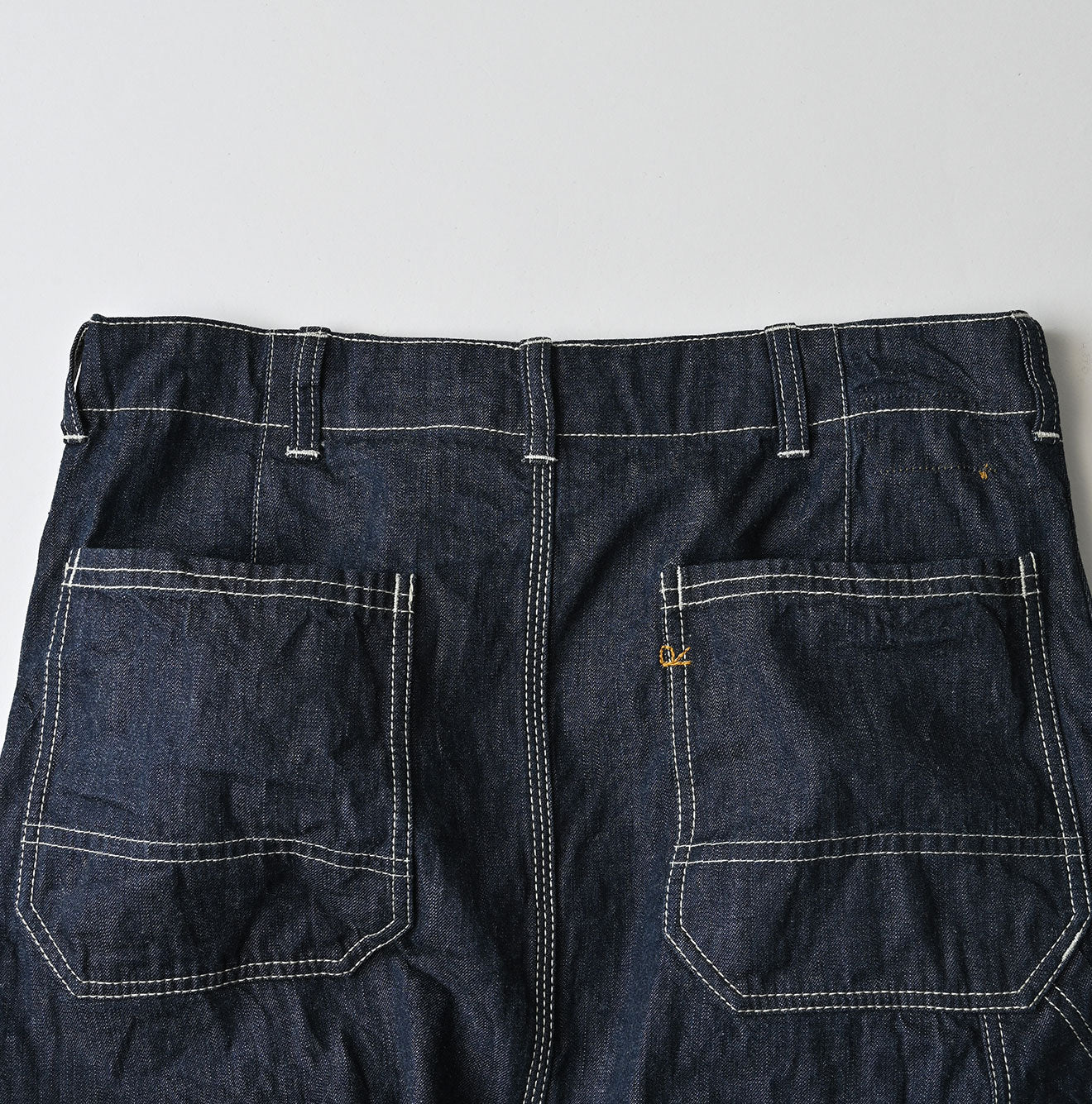 45R Mugihiko Denim Painter Skirt Nou