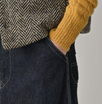 45R Mugihiko Denim Painter Skirt Nou