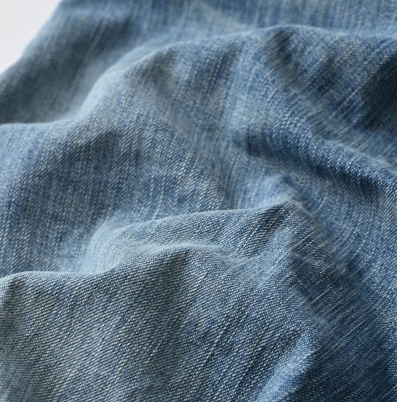 45R Mugihiko Denim Painter Skirt Tan - Image 16