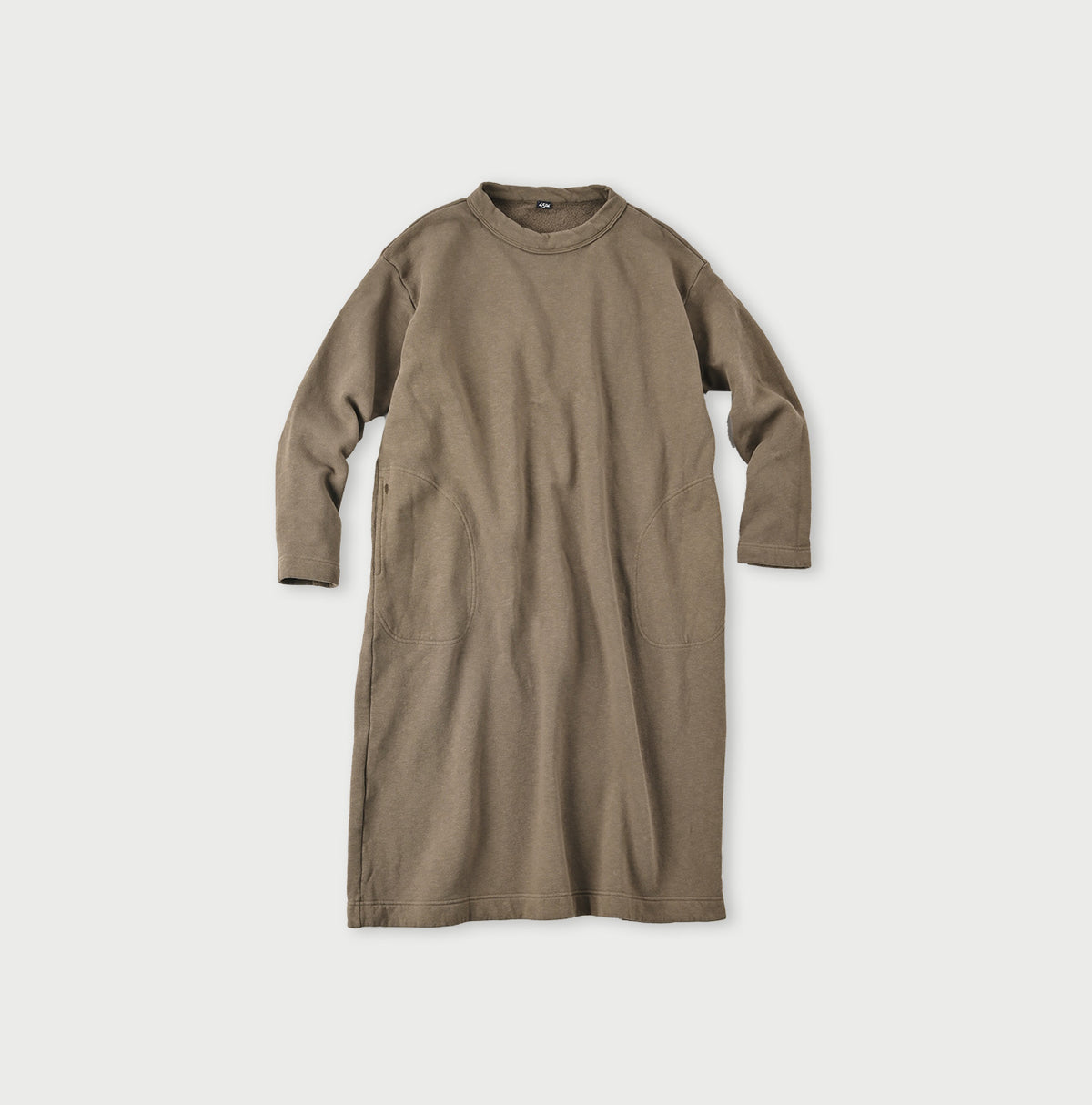 45R | Cotton Fleece Dress - Women - L - Pink 45R | Cotton Fleece Dress - Women - L - Pink