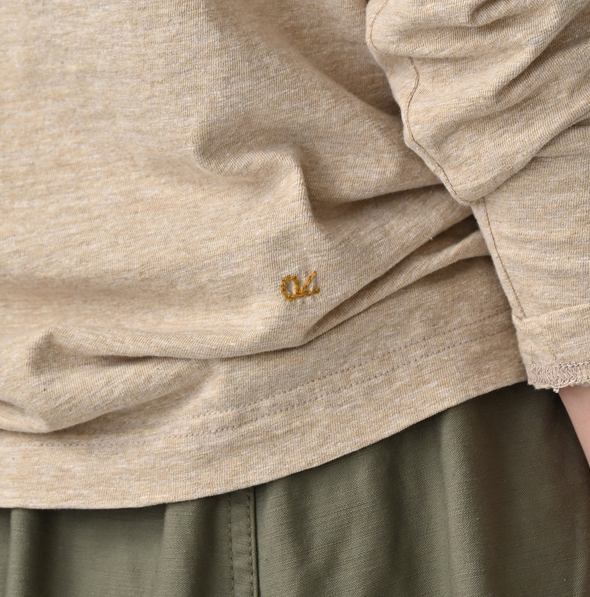 45R 45 Star 908 Long Sleeve T-shirt (Top-dyed)