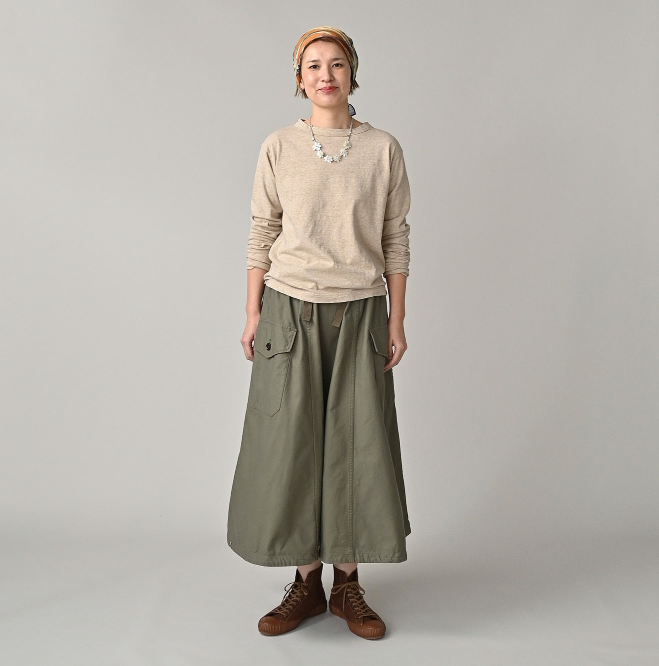 45R 45 Star 908 Long Sleeve T-shirt (Top-dyed)