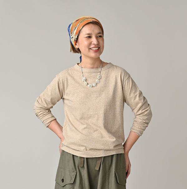 45R 45 Star 908 Long Sleeve T-shirt (Top-dyed)