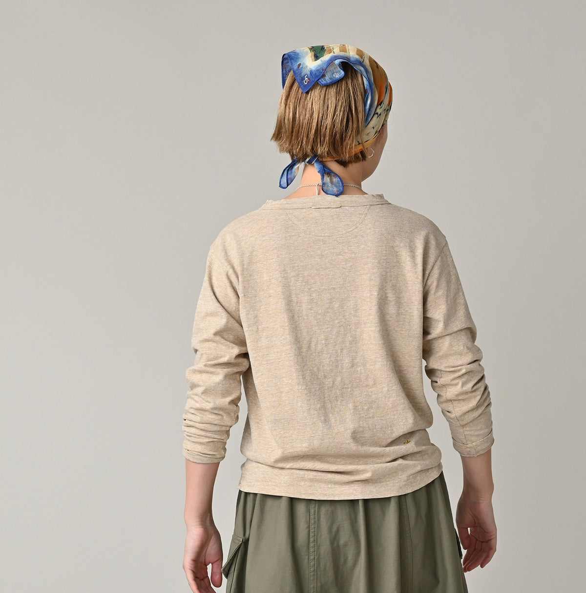 45R 45 Star 908 Long Sleeve T-shirt (Top-dyed)