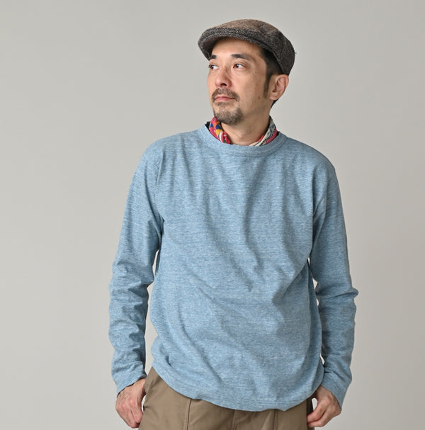 45R 45 Star 908 Long Sleeve T-shirt (Top-dyed)