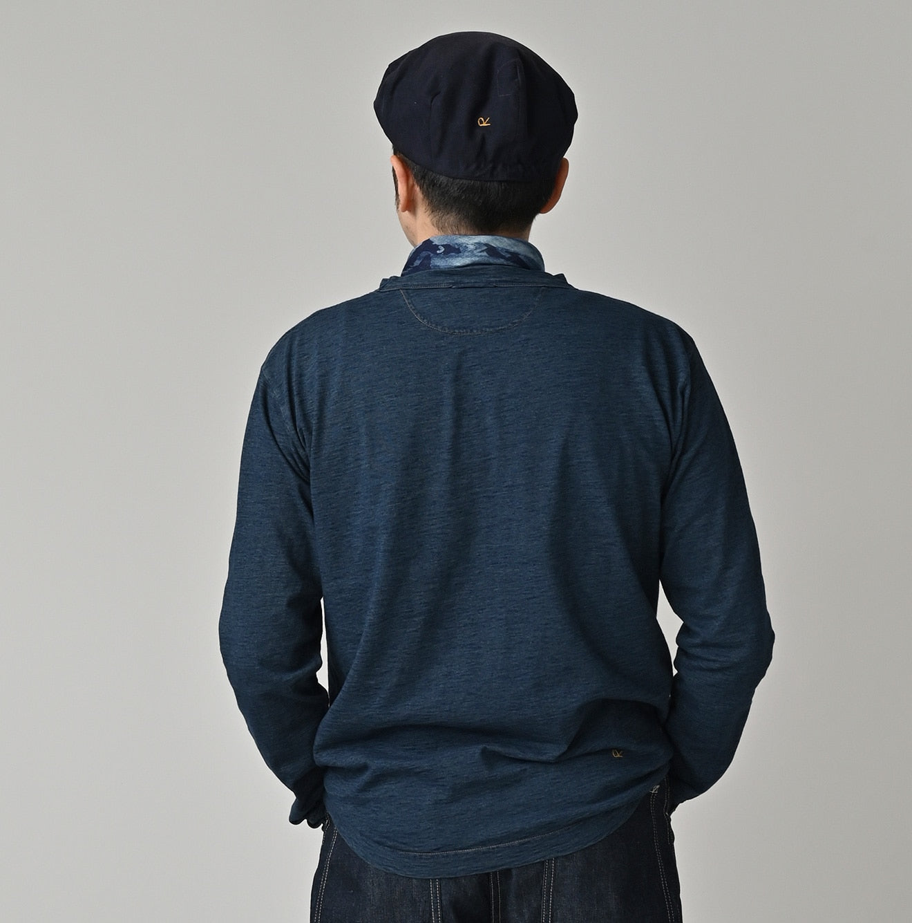 45R Indigo 45 Star 908 Long Sleeve T-shirt - Image 9