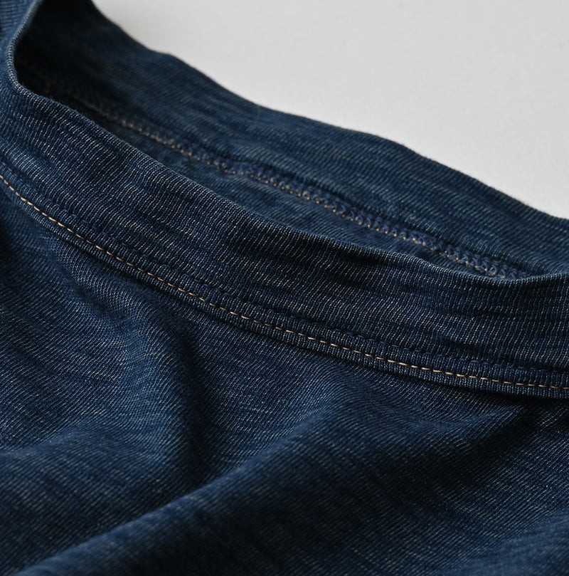 45R Indigo 45 Star 908 Long Sleeve T-shirt - Image 15