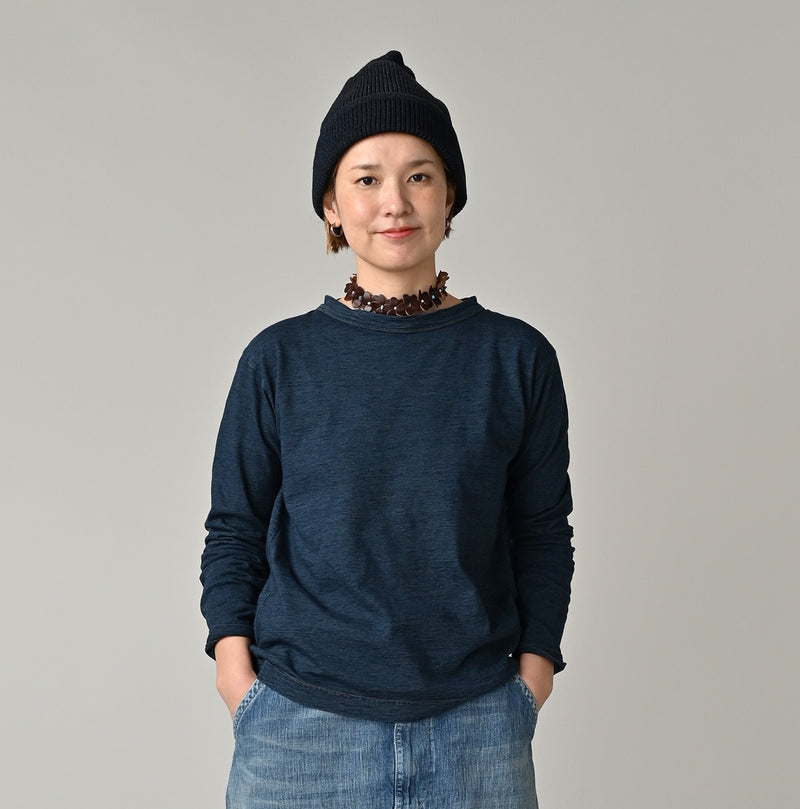 45R Indigo 45 Star 908 Long Sleeve T-shirt - Image 4