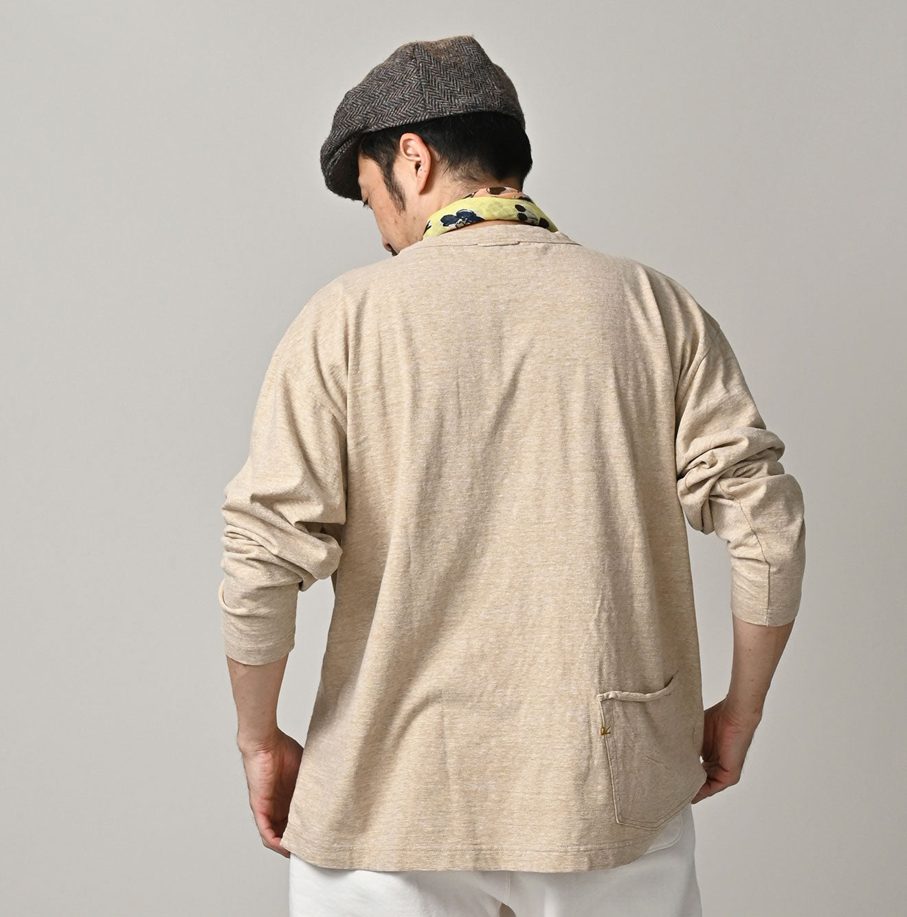 45R Ocean 908 Long Sleeve T-shirt (Top-dyed yarn) - Image 10