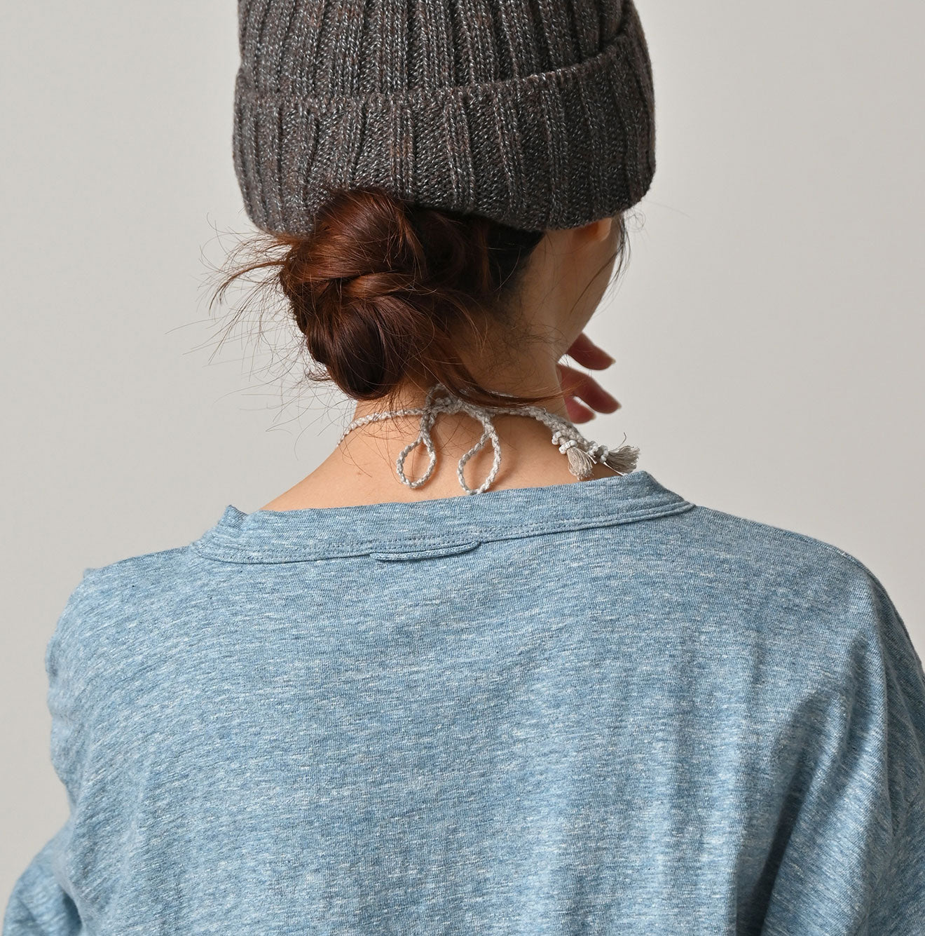 45R Ocean 908 Long Sleeve T-shirt (Top-dyed yarn)