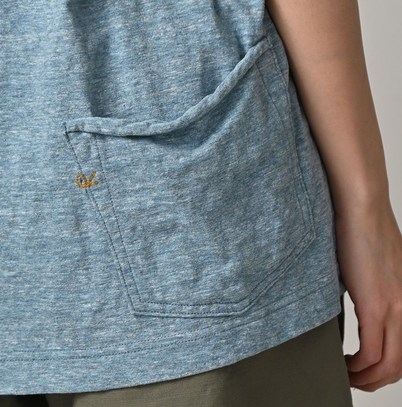 45R Ocean 908 Long Sleeve T-shirt (Top-dyed yarn)