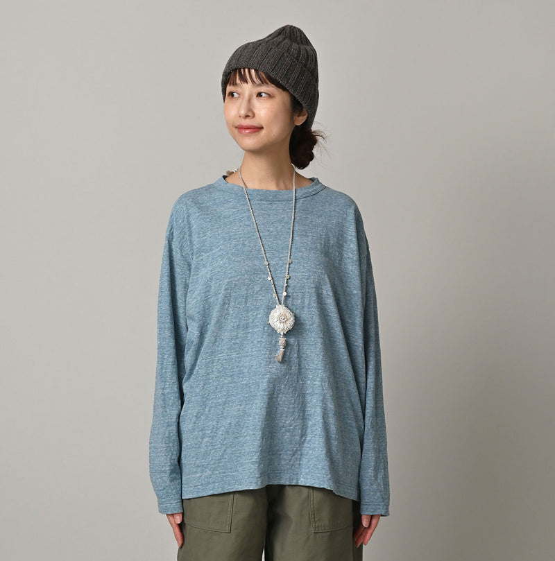 45R Ocean 908 Long Sleeve T-shirt (Top-dyed yarn)