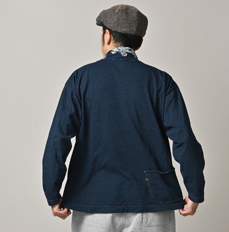 45R Indigo Ocean 908 Long Sleeve T-shirt Distressed - Image 4