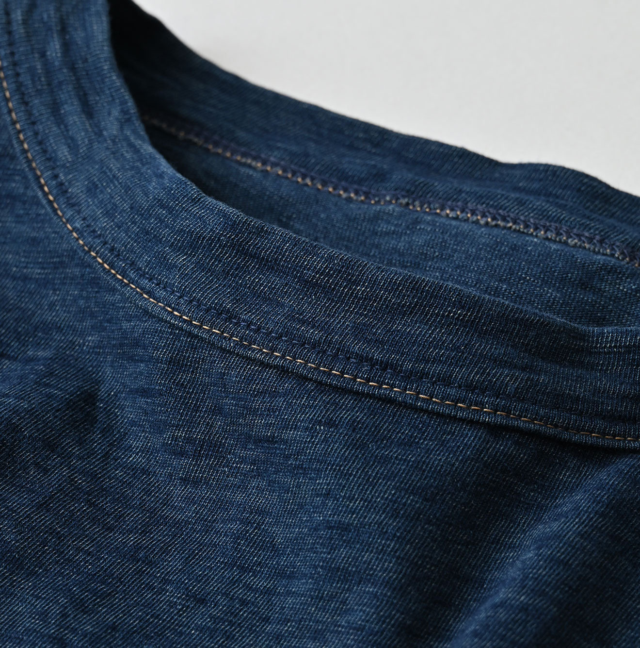 45R Indigo Ocean 908 Long Sleeve T-shirt Distressed