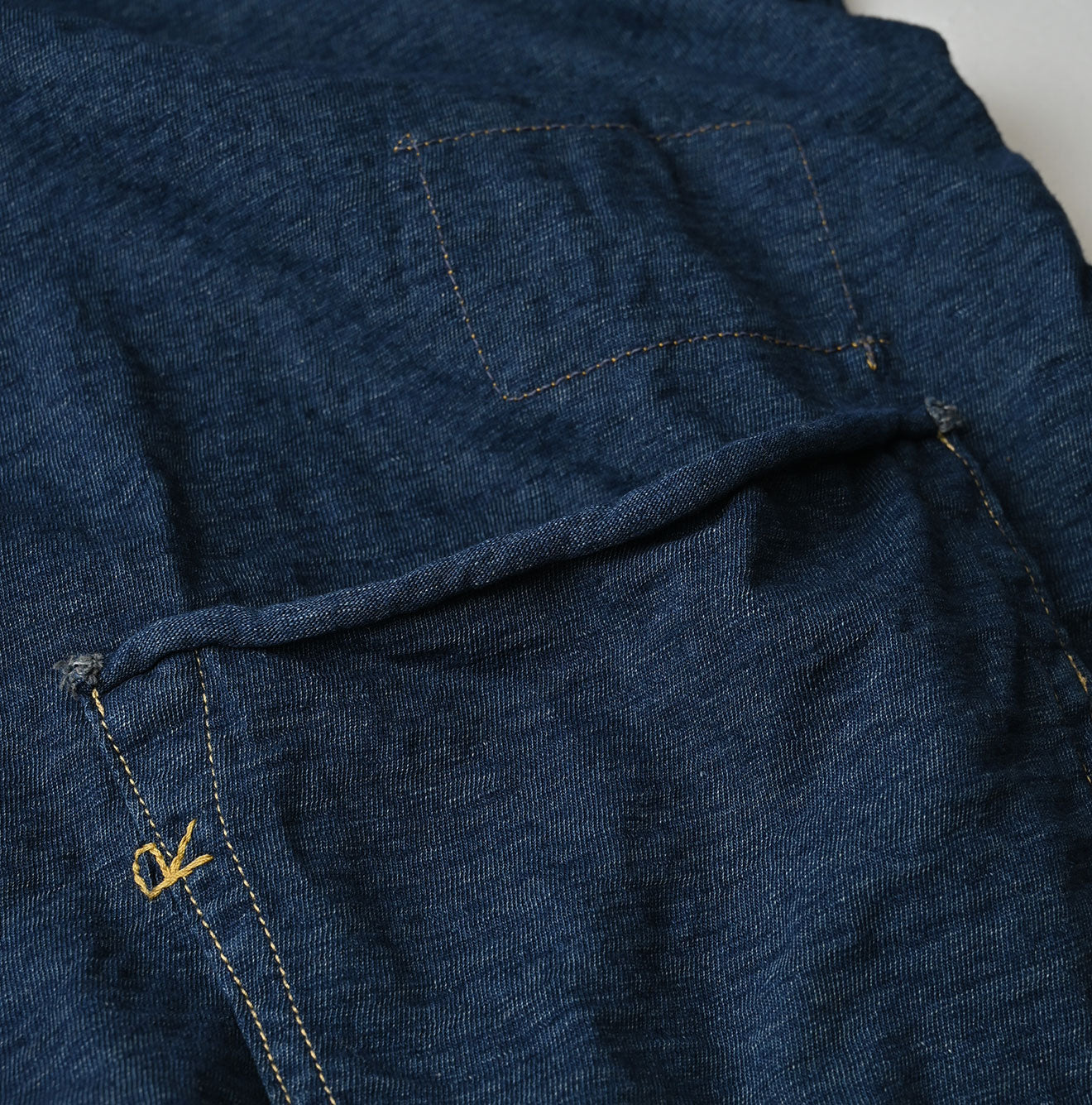 45R Indigo Ocean 908 Long Sleeve T-shirt Distressed