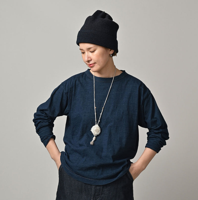 45R Indigo Ocean 908 Long Sleeve T-shirt Distressed - Image 7