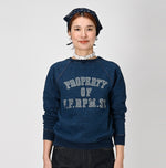 45R Indigo Cotton Fleece 908 Sweat Top