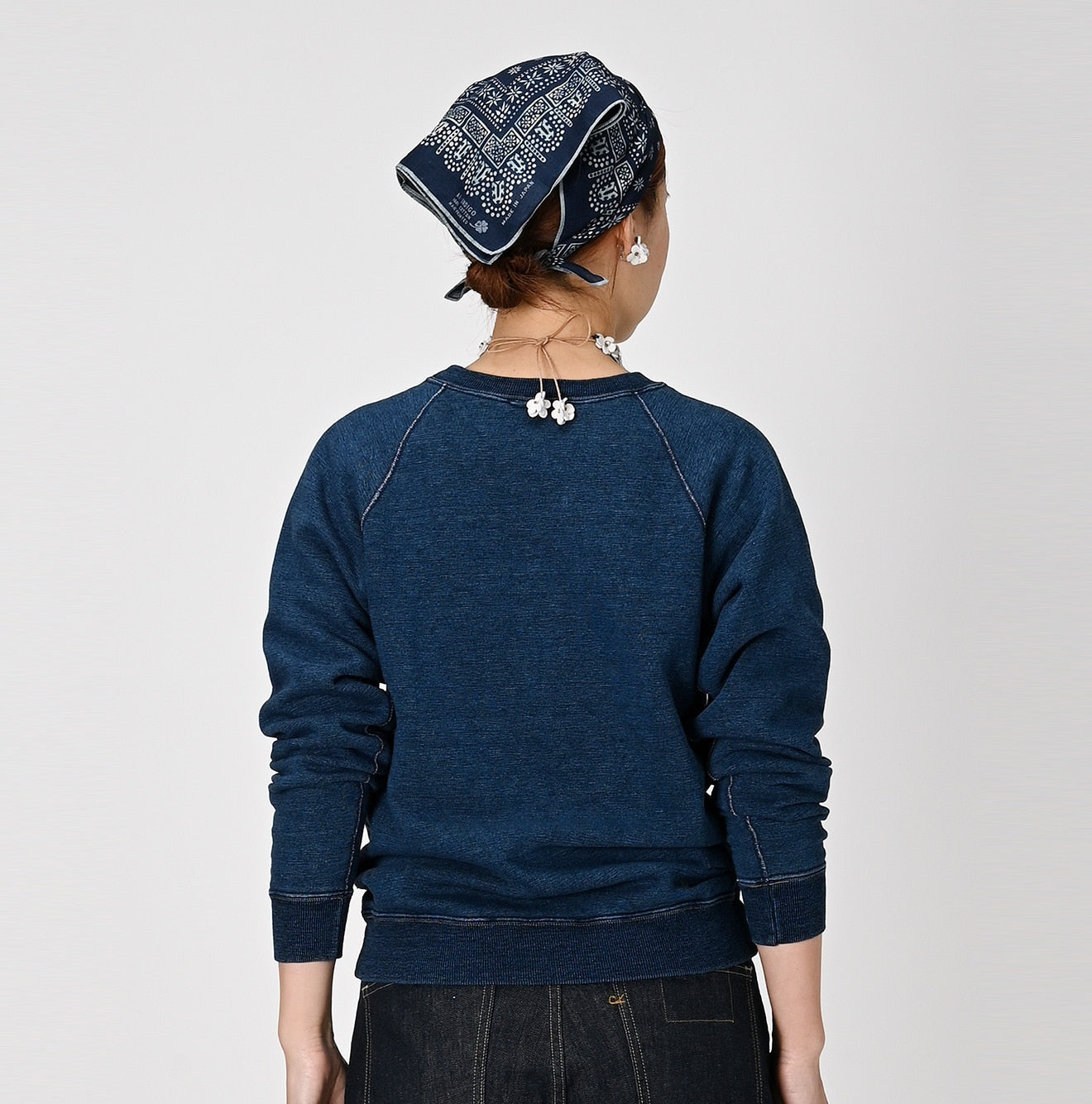 45R Indigo Cotton Fleece 908 Sweat Top