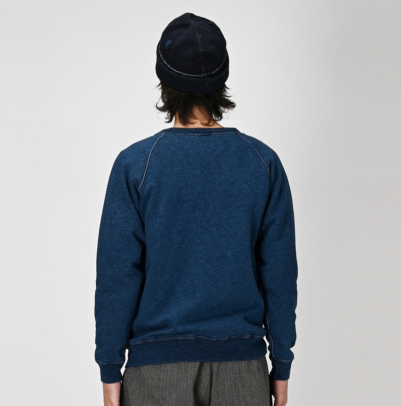 45R Indigo Cotton Fleece 908 Sweat Top - Image 9