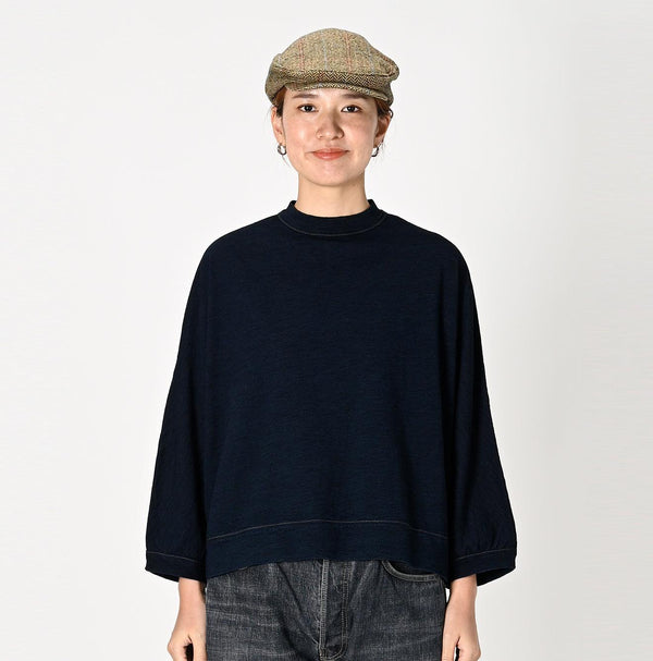 Indigo Dolman Sleeve T-shirt - 45R by 45rpm studio