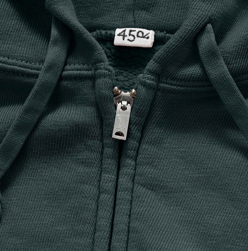 Cotton Fleece Zip Hoodie