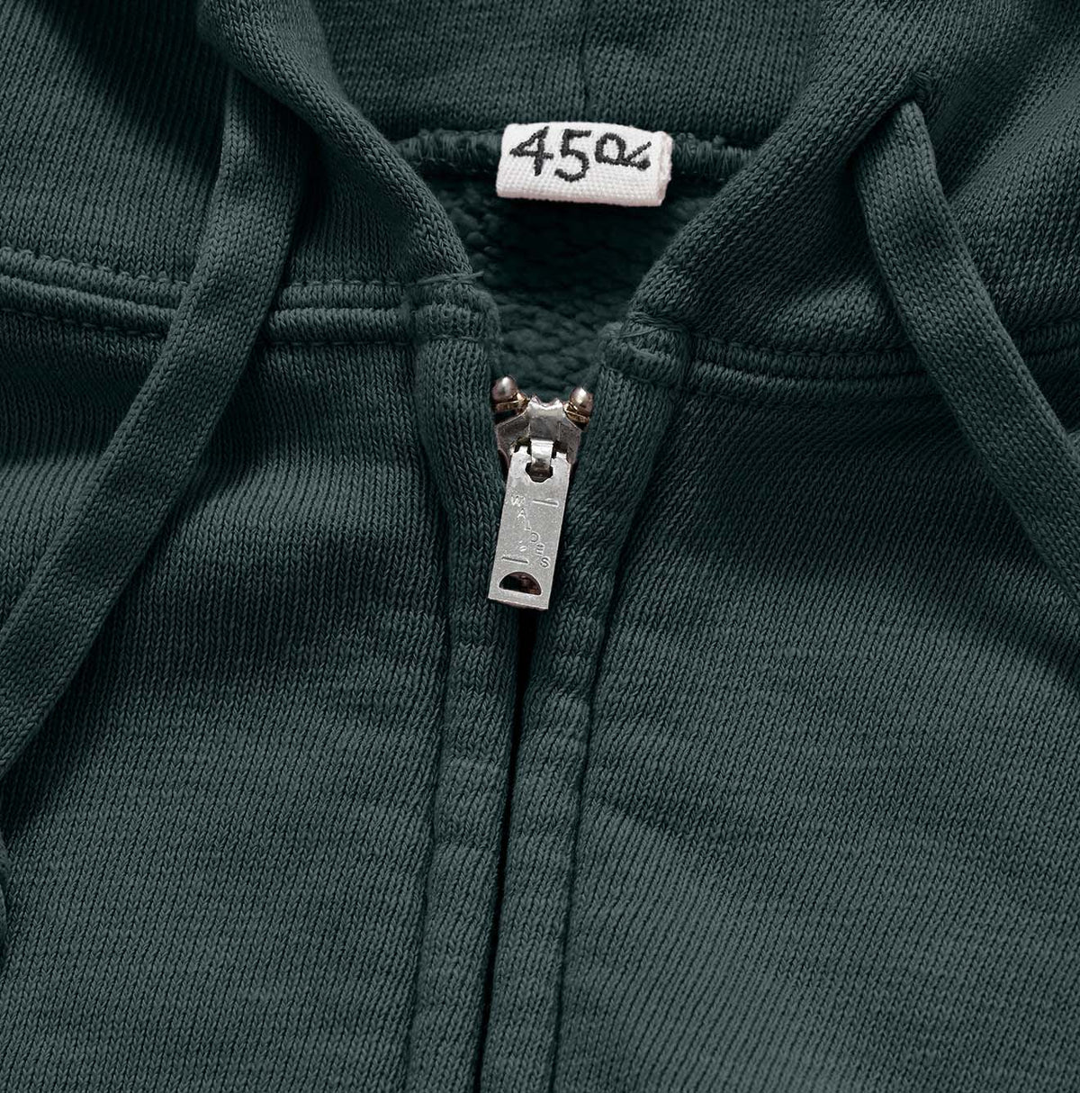 Cotton Fleece Zip Hoodie