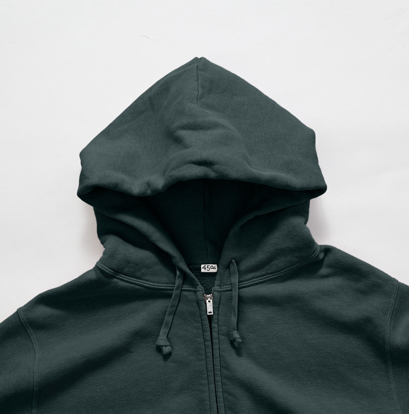 Cotton Fleece Zip Hoodie