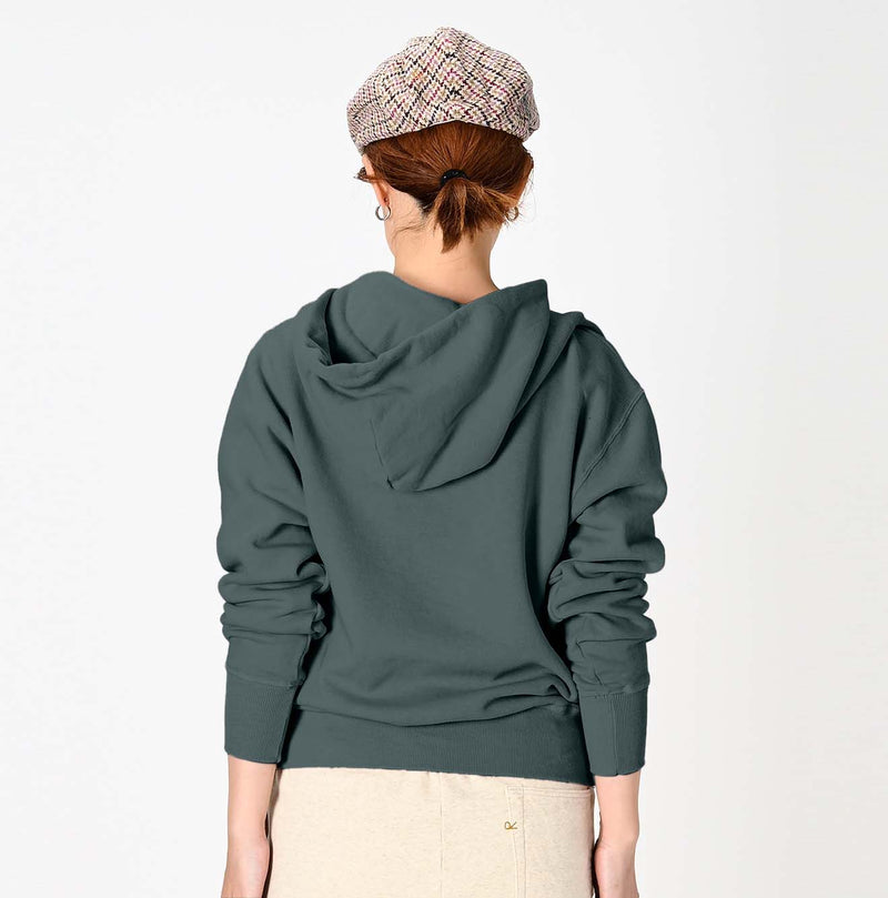 Cotton Fleece Zip Hoodie