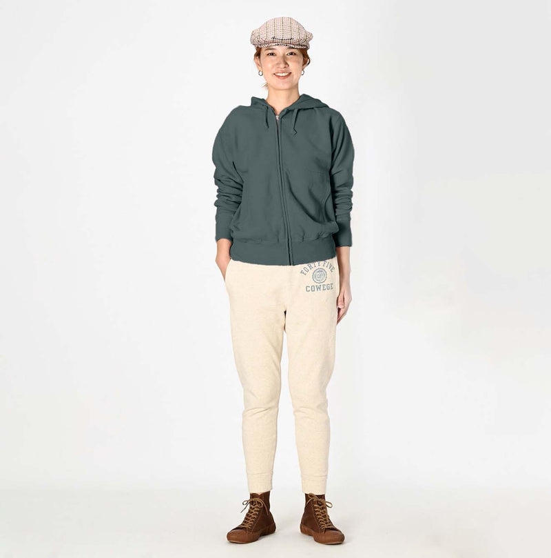 Cotton Fleece Zip Hoodie