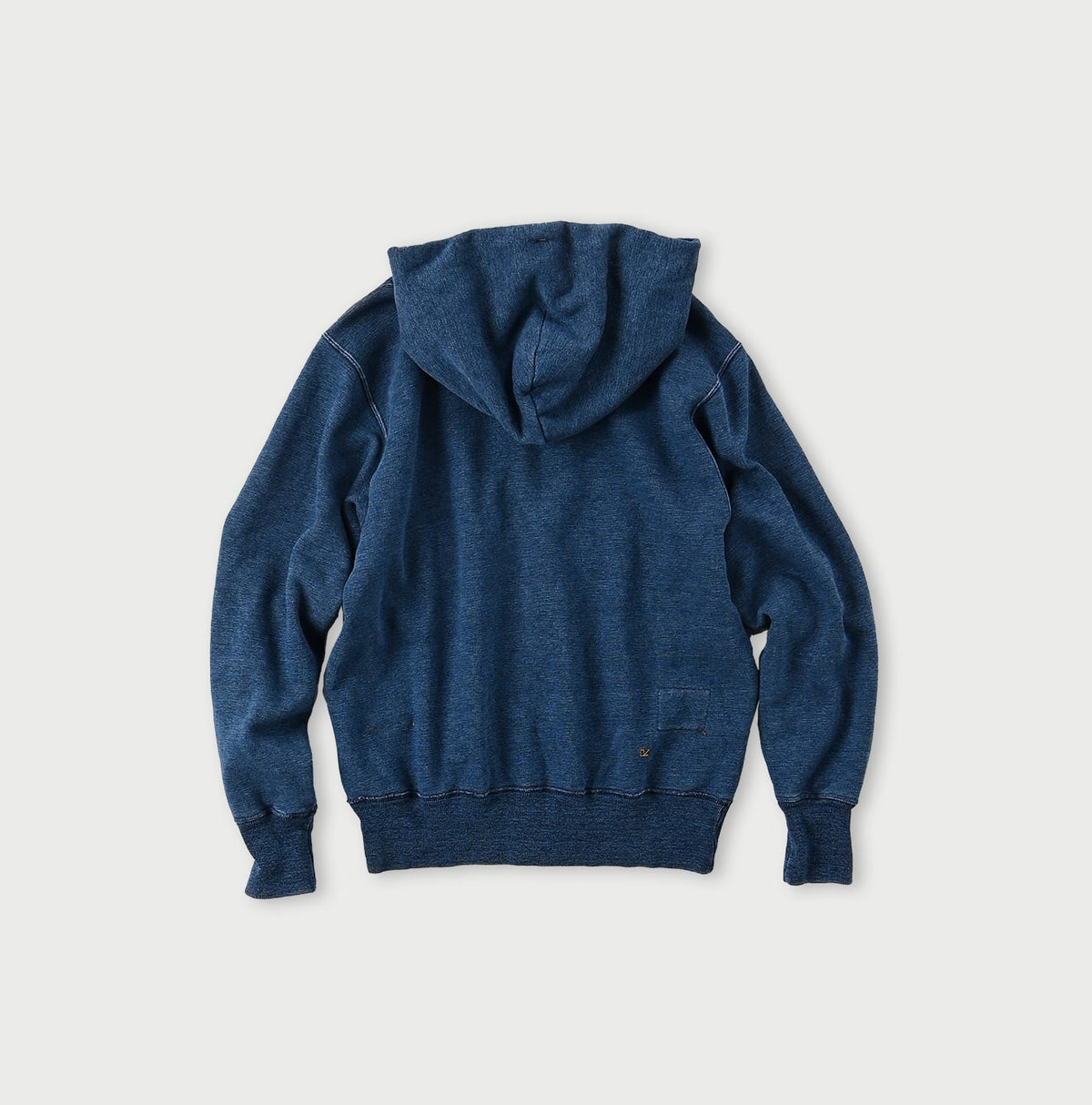 45R Indigo Cotton Fleece 908 Zip Hoodie (Size 1)