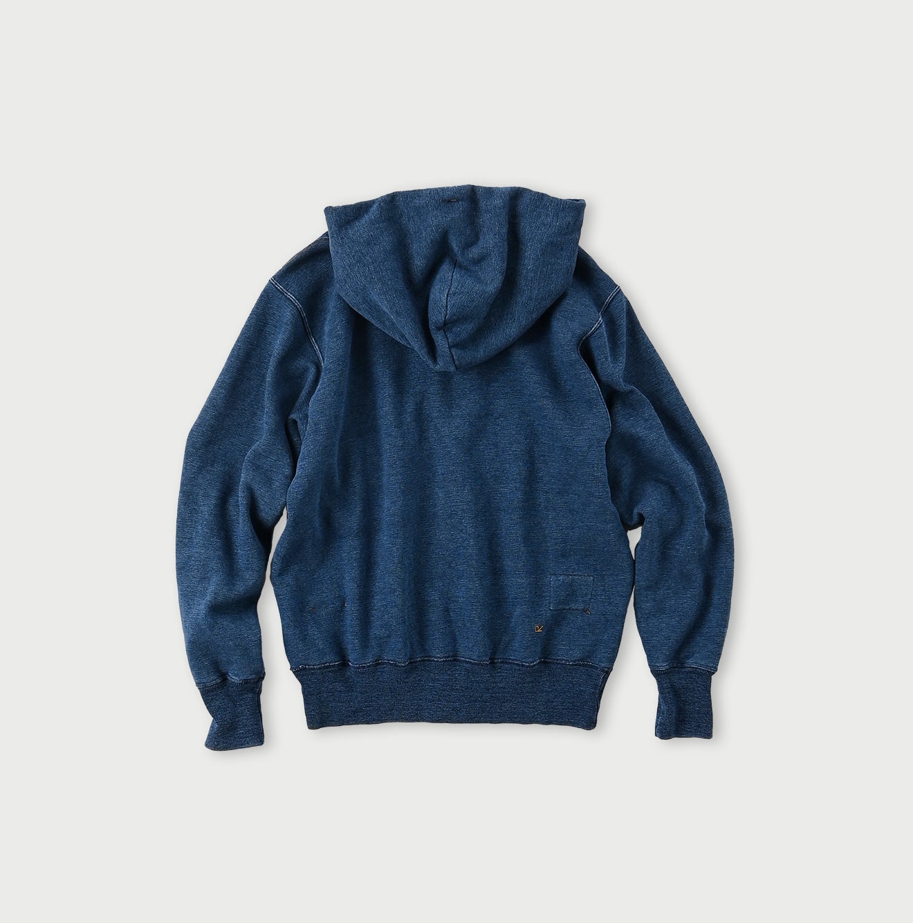 45R Indigo Cotton Fleece 908 Zip Hoodie (Size 1)