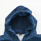 45R Indigo Cotton Fleece 908 Zip Hoodie (Size 1)