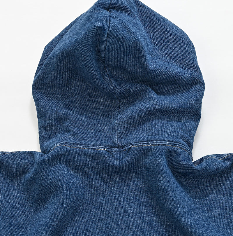 45R Indigo Cotton Fleece 908 Zip Hoodie (Size 1)