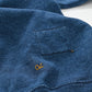 45R Indigo Cotton Fleece 908 Zip Hoodie (Size 1)