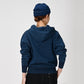 45R Indigo Cotton Fleece 908 Zip Hoodie (Size 1)