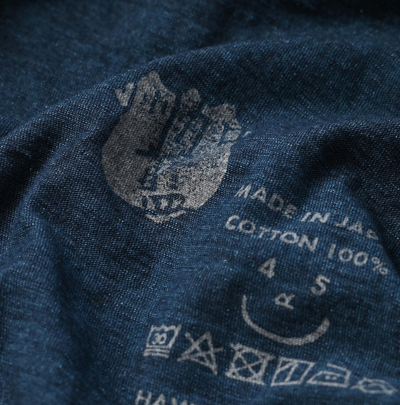 25SS 45R プリント四角Tシャツ　インディゴ Indigo Square T-shirt – 45R GLOBAL