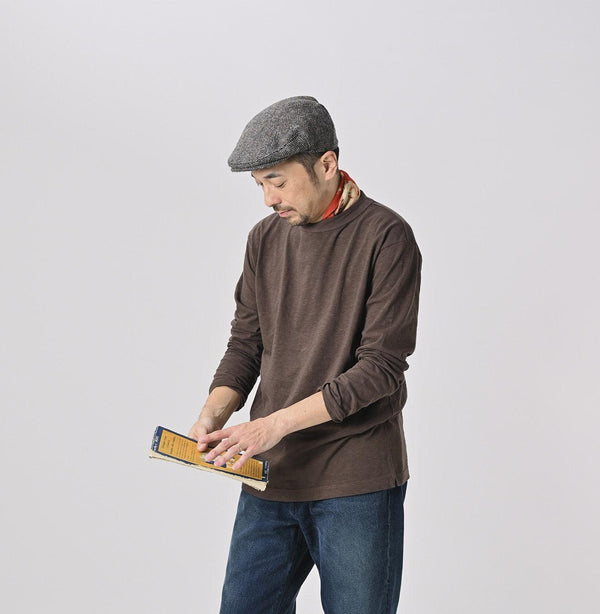 Botanical Dyed 45 Star 908 Long Sleeve T-shirt - 45R by 45rpm studio