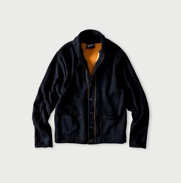 45R Indigo Supima Smooth 908 Shawl Cardigan