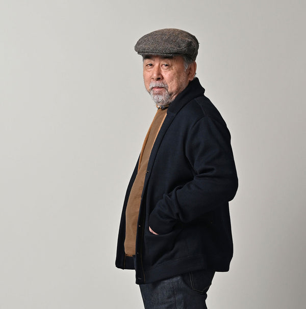 45R Indigo Supima Smooth 908 Shawl Cardigan