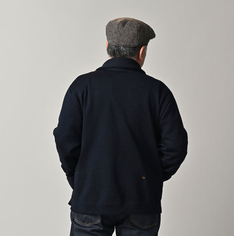 45R Indigo Supima Smooth 908 Shawl Cardigan