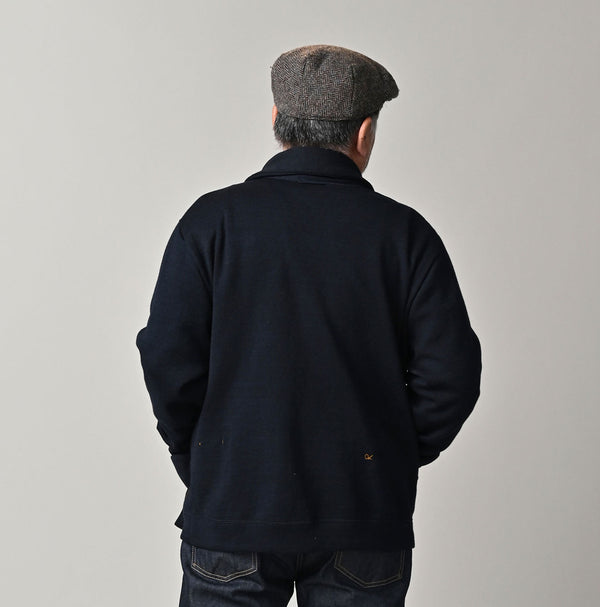 45R Indigo Supima Smooth 908 Shawl Cardigan