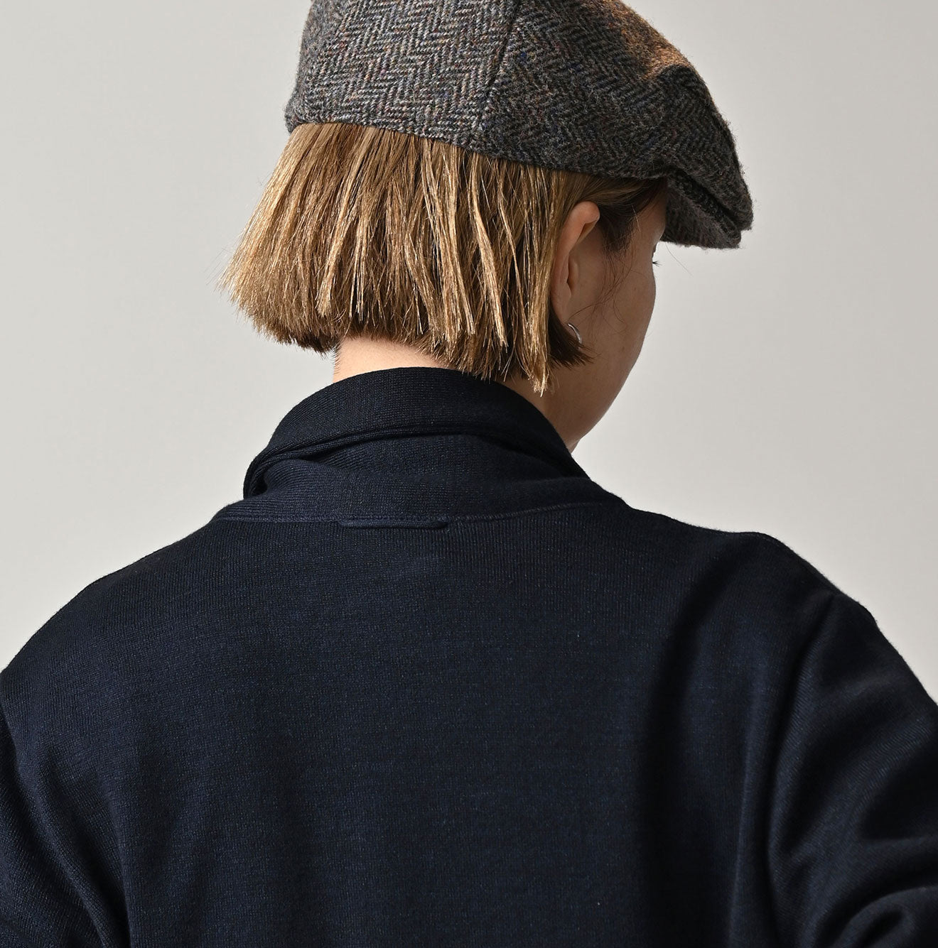 45R Indigo Supima Smooth 908 Shawl Cardigan