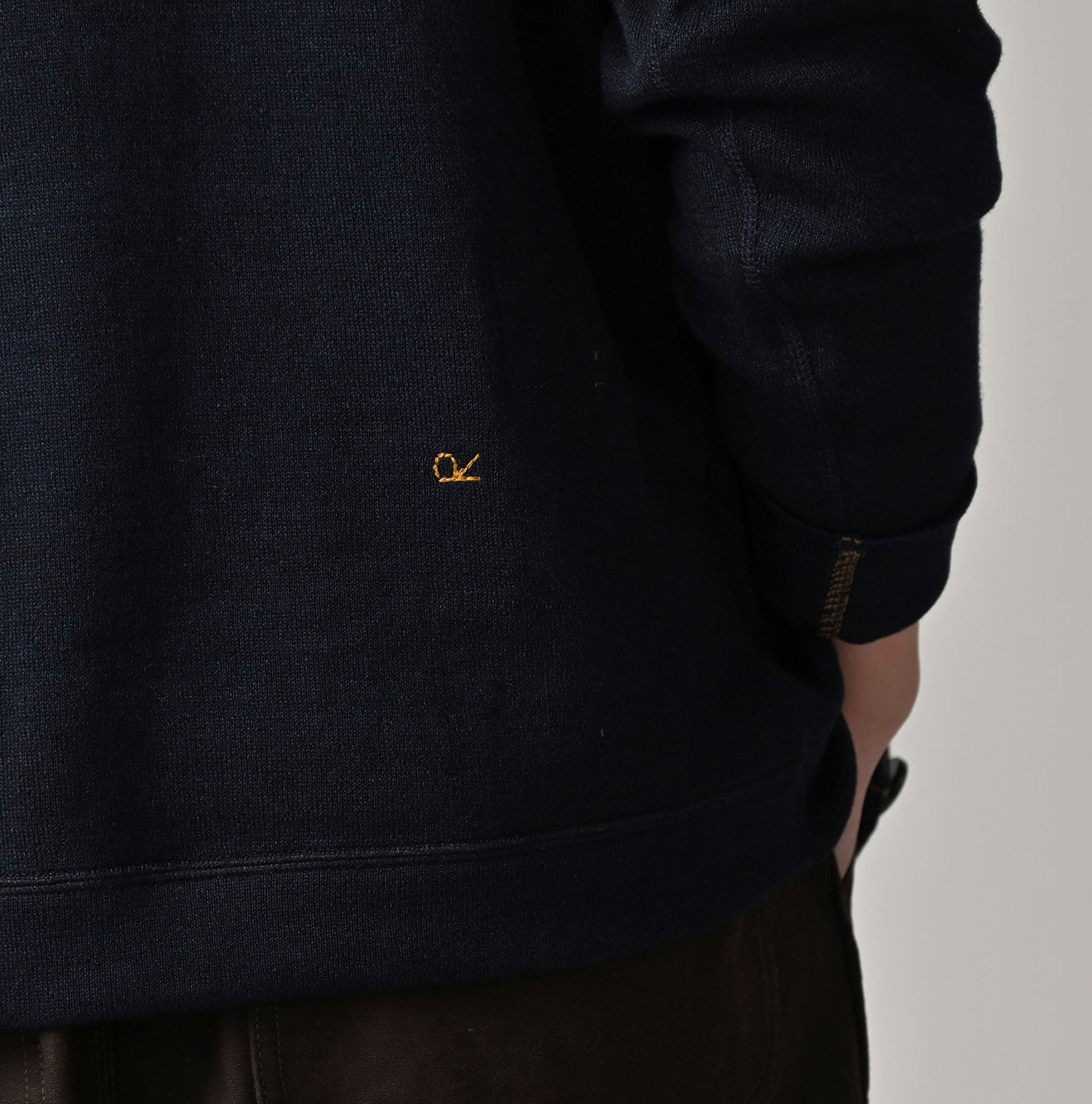 45R Indigo Supima Smooth 908 Shawl Cardigan