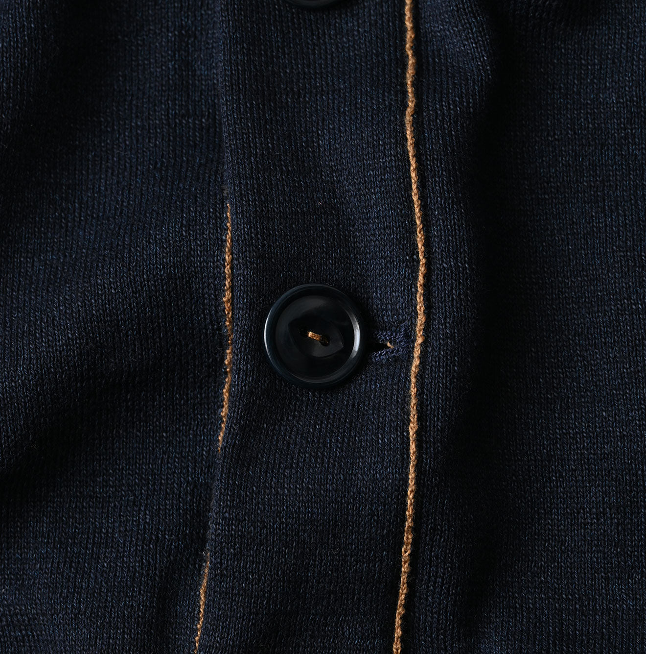 45R Indigo Supima Smooth 908 Shawl Cardigan