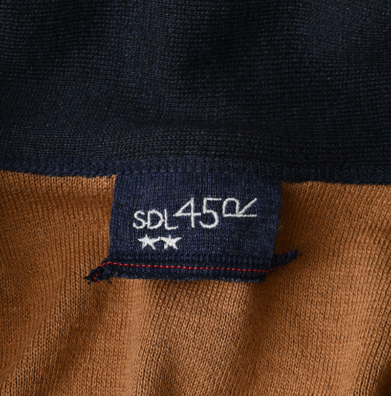 45R Indigo Supima Smooth 908 Shawl Cardigan