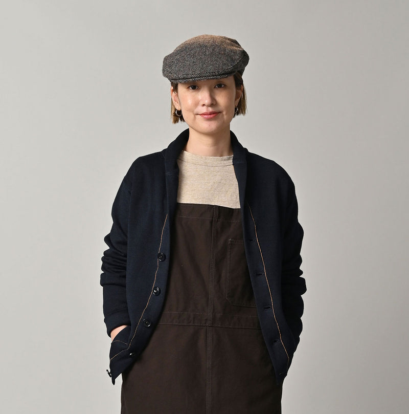 45R Indigo Supima Smooth 908 Shawl Cardigan