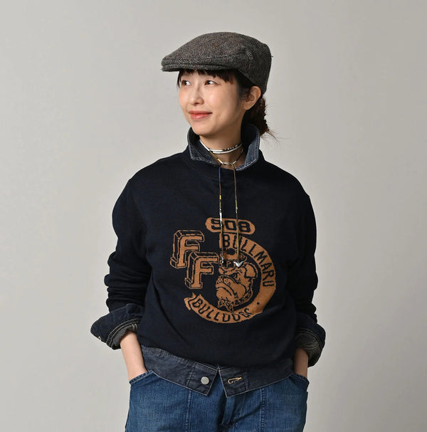 45R Indigo Smooth 908 Sweat