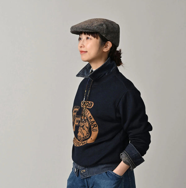 45R Indigo Smooth 908 Sweat